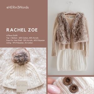 Rachel Zoe 4 Piece Outfit